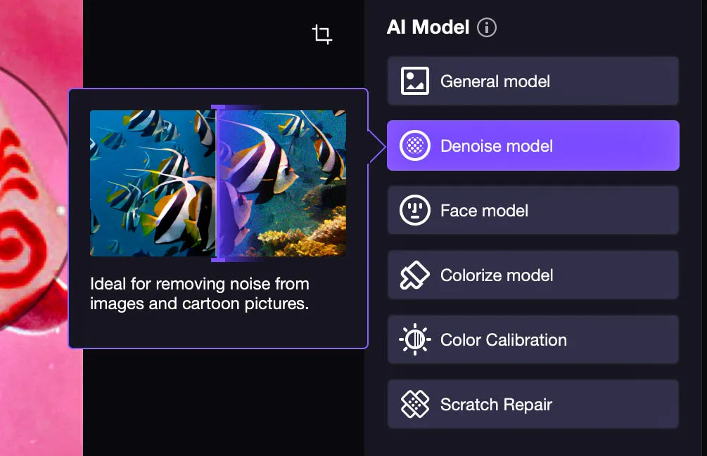 Model AI khusus HitPaw Photo Enhancer