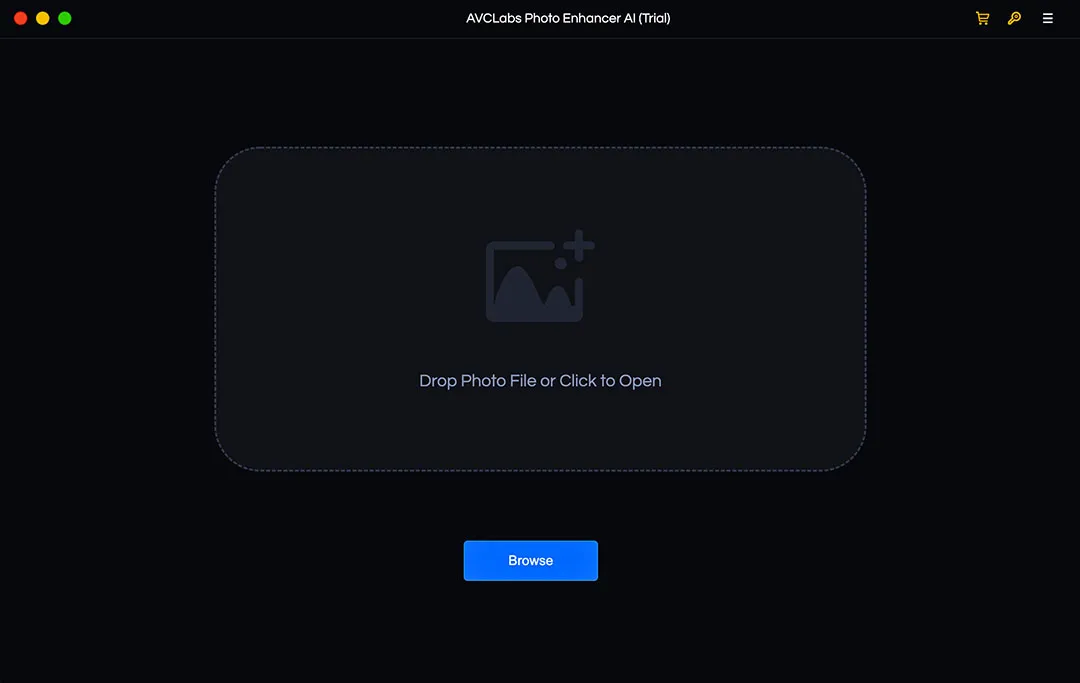 Tangkapan layar antarmuka AVCLabs Photo Enhancer AI