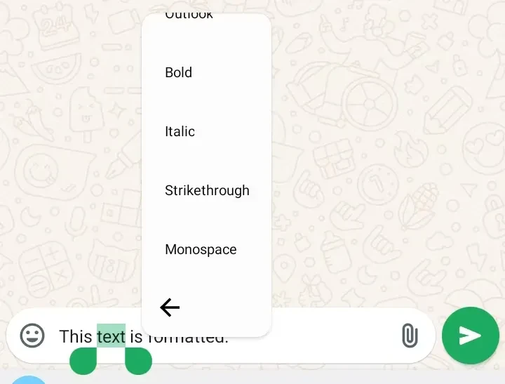 easy formatting whatsapp