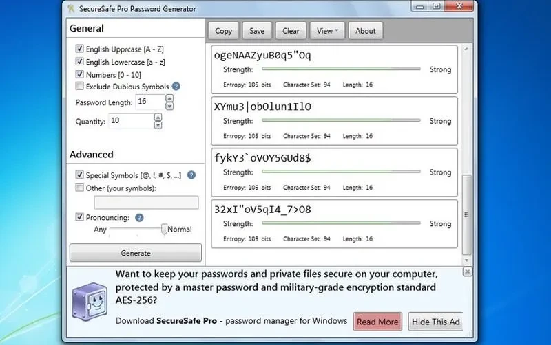 03 securesafe pro password generator
