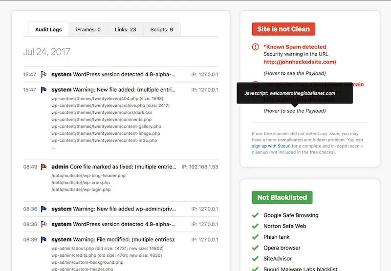 plugin keamanan wordpress Sucuri