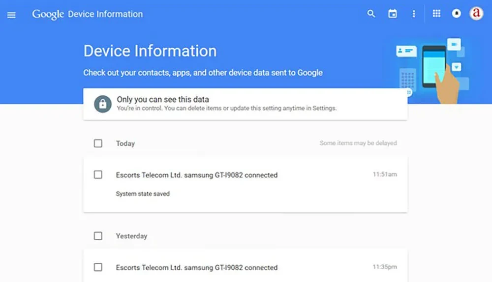 05 device information