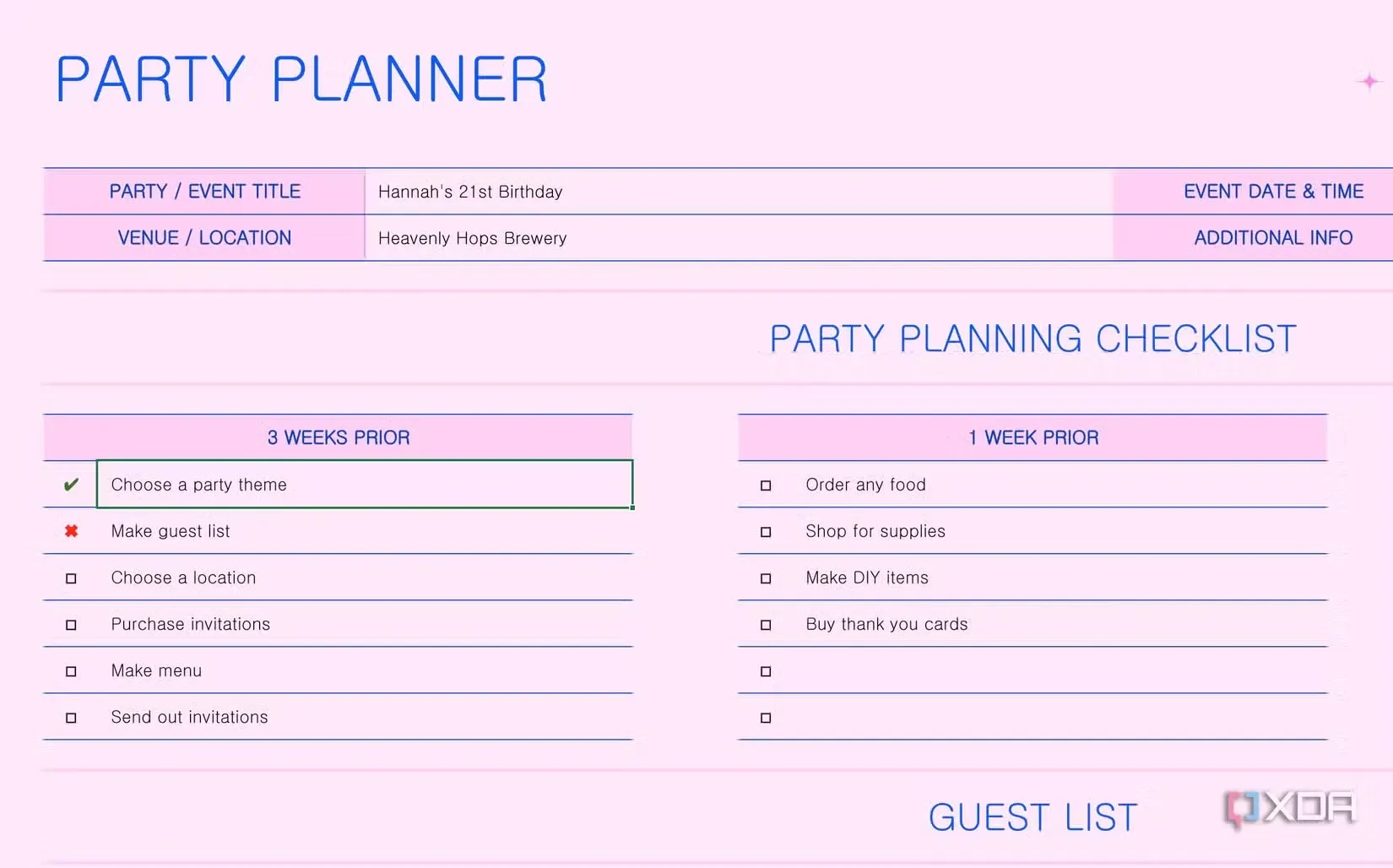 01 best project management and planner excel templates 6