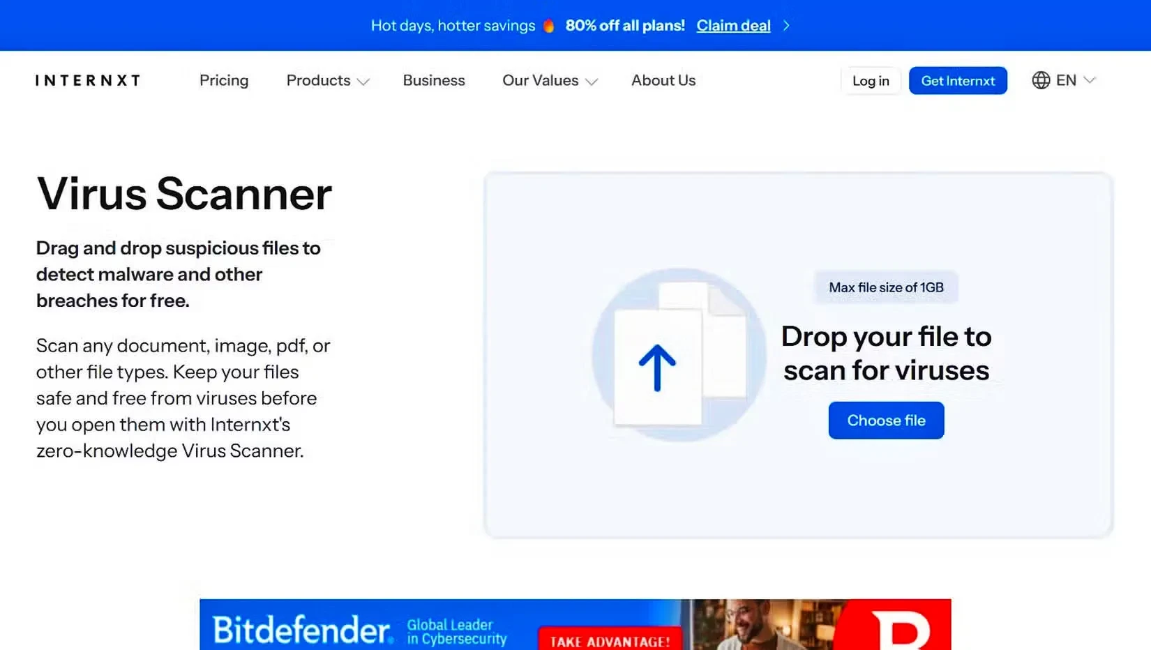 06 internxt virus scanner
