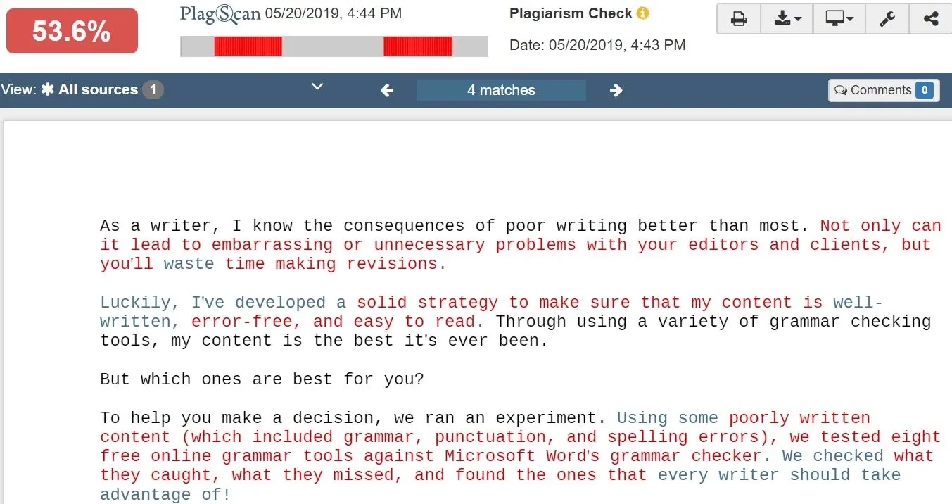 05 free online plagiarism checker tool 10