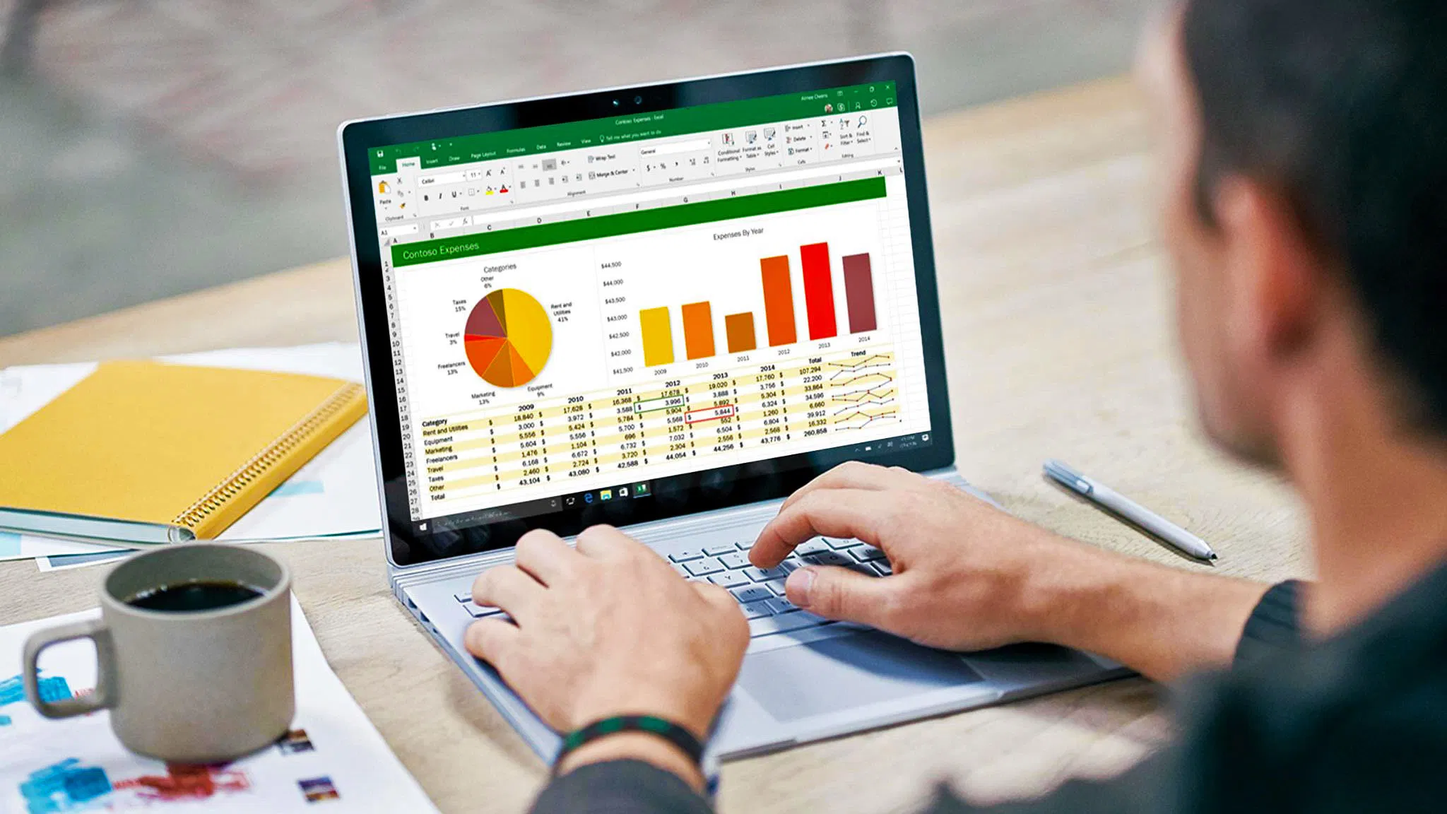 using microsoft excel