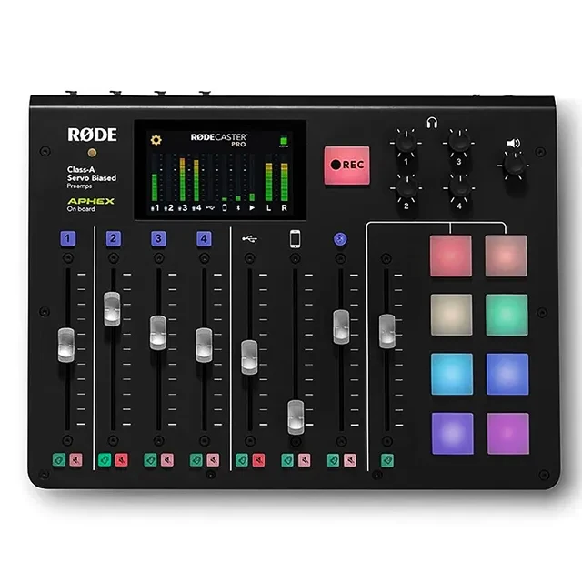 Ilustrasi Mixer Podcast Røde Rodecaster