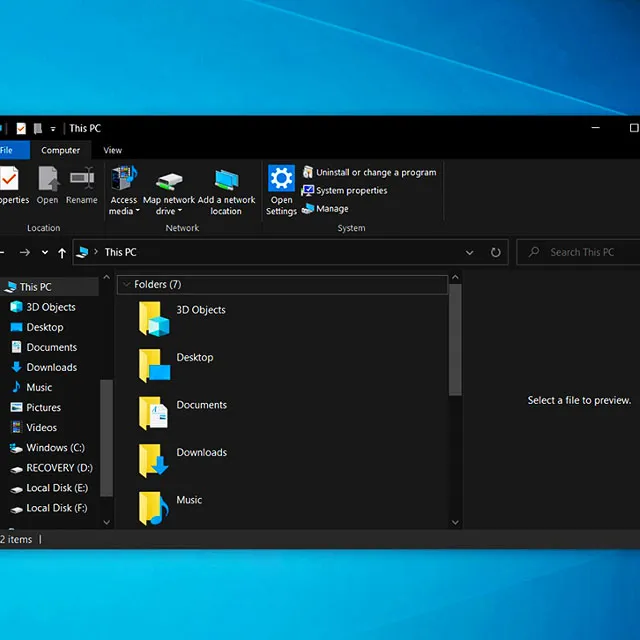 Ilustrasi Windows File Explorere