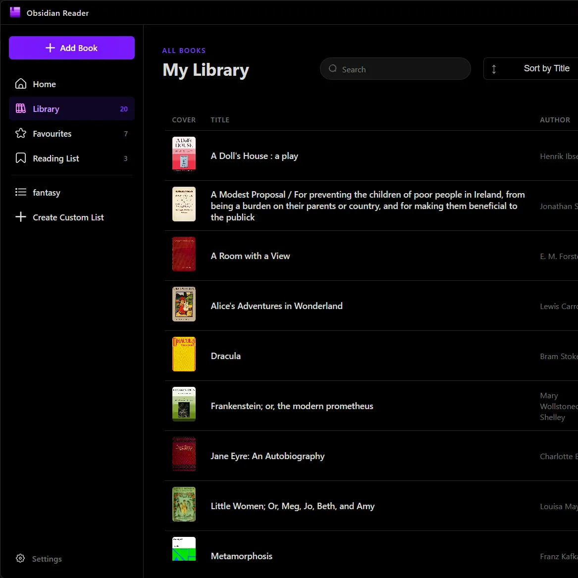 Obsidian Ebook Reader Premium