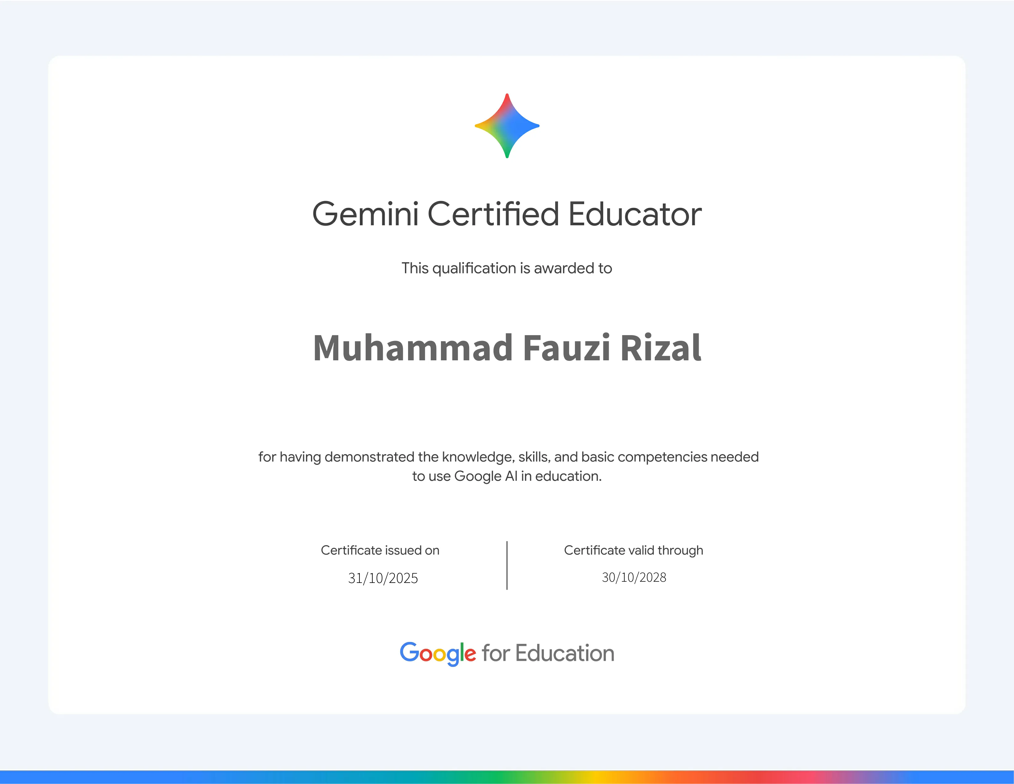 google gemini certified educator