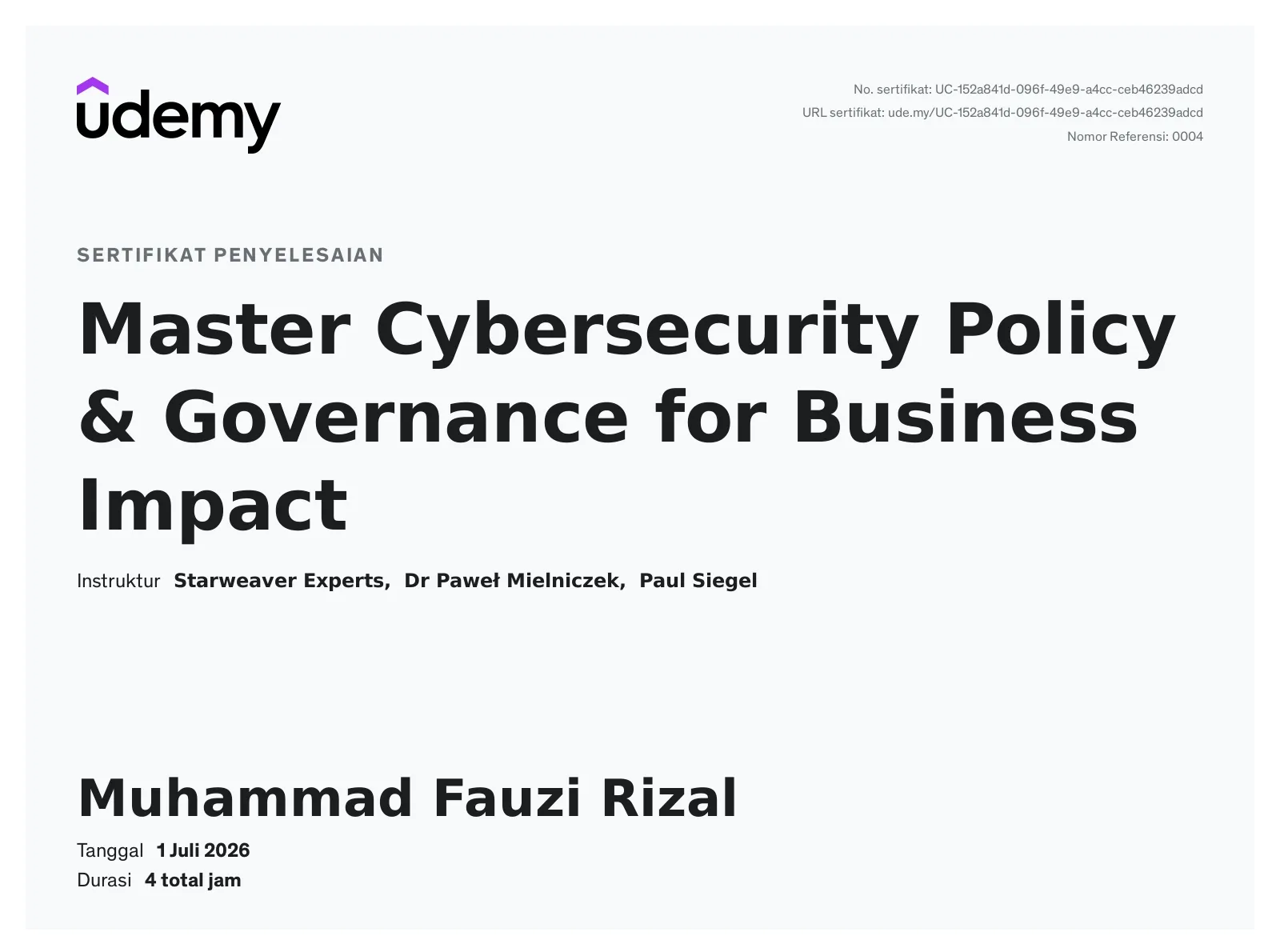 master cybersecurity policy governance for business impact