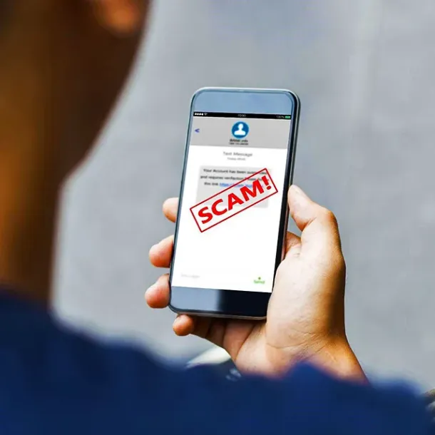 Ilustrasi Scam SMS