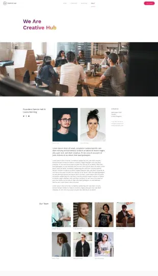 Tata Letak Halaman Yootheme Creative Hub