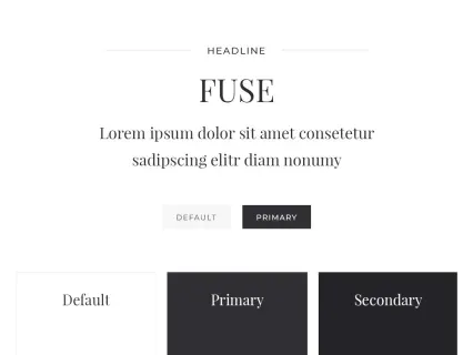 Tema Warna Template Yootheme Fuse