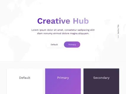 Tema Warna Template Yootheme Creative Hub