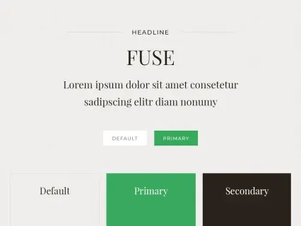 Tema Warna Template Yootheme Fuse