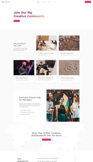 Tata Letak Halaman Yootheme Creative Hub