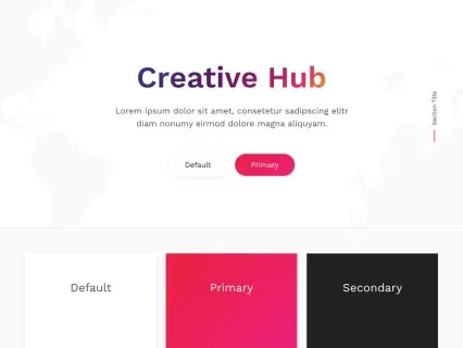 Tema Warna Template Yootheme Creative Hub