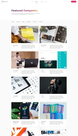 Tata Letak Halaman Yootheme Creative Hub