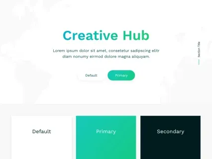Tema Warna Template Yootheme Creative Hub