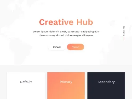 Tema Warna Template Yootheme Creative Hub