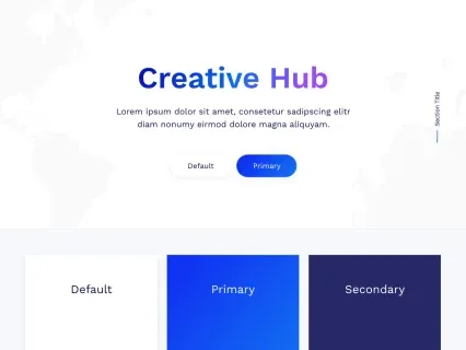 Tema Warna Template Yootheme Creative Hub