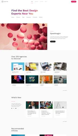 Tata Letak Halaman Yootheme Creative Hub