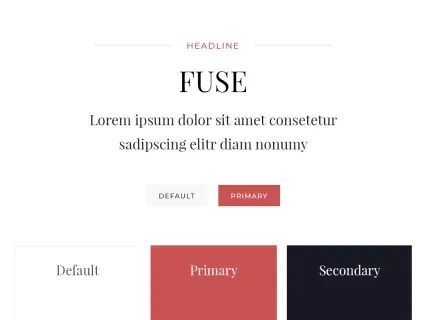 Tema Warna Template Yootheme Fuse