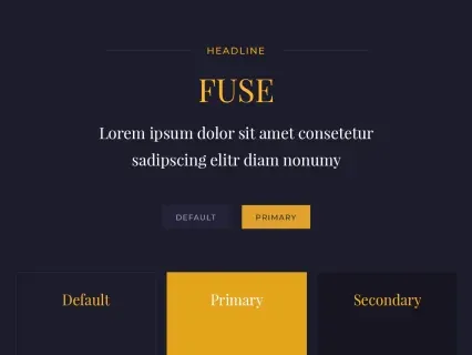 Tema Warna Template Yootheme Fuse