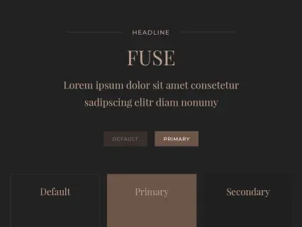 Tema Warna Template Yootheme Fuse