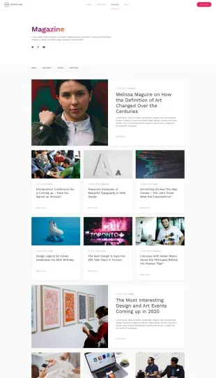 Tata Letak Halaman Yootheme Creative Hub